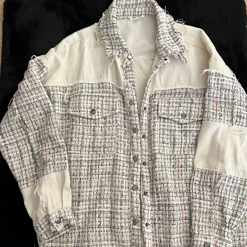 Tweed Button Down - image 1